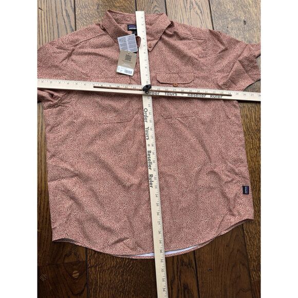 Patagonia Men's Self-Guided Hike Shirt Journeys Fertile Brown NWT Size Large - Picture 6 of 11